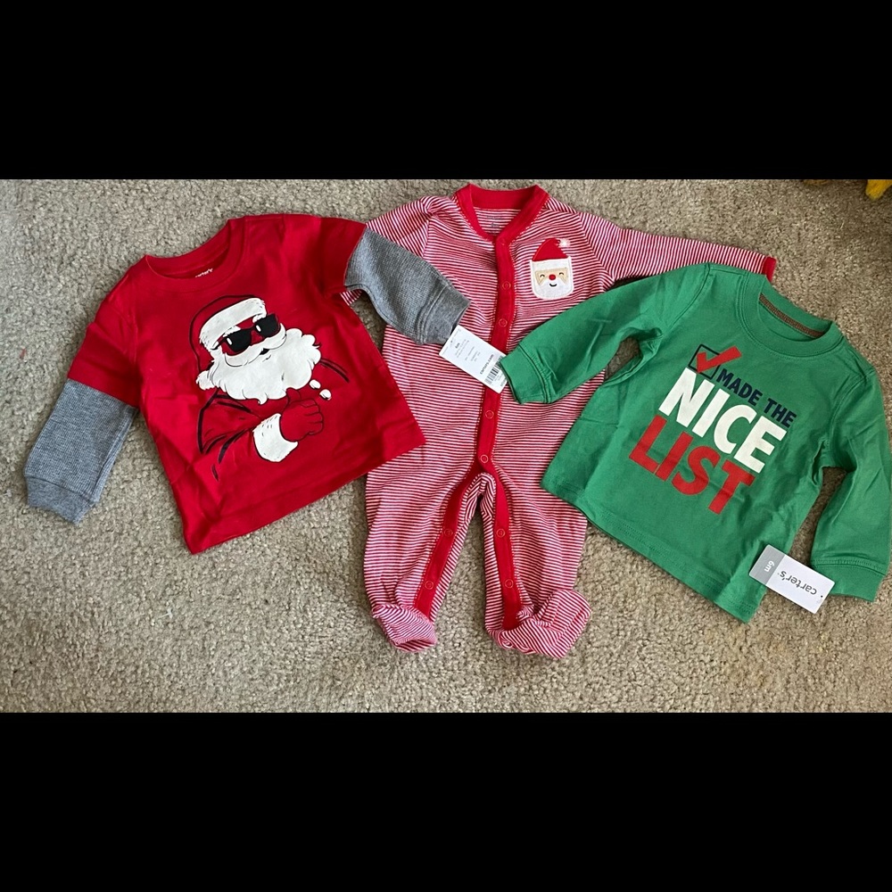 Carter’s Santa/Christmas bundle 6m
